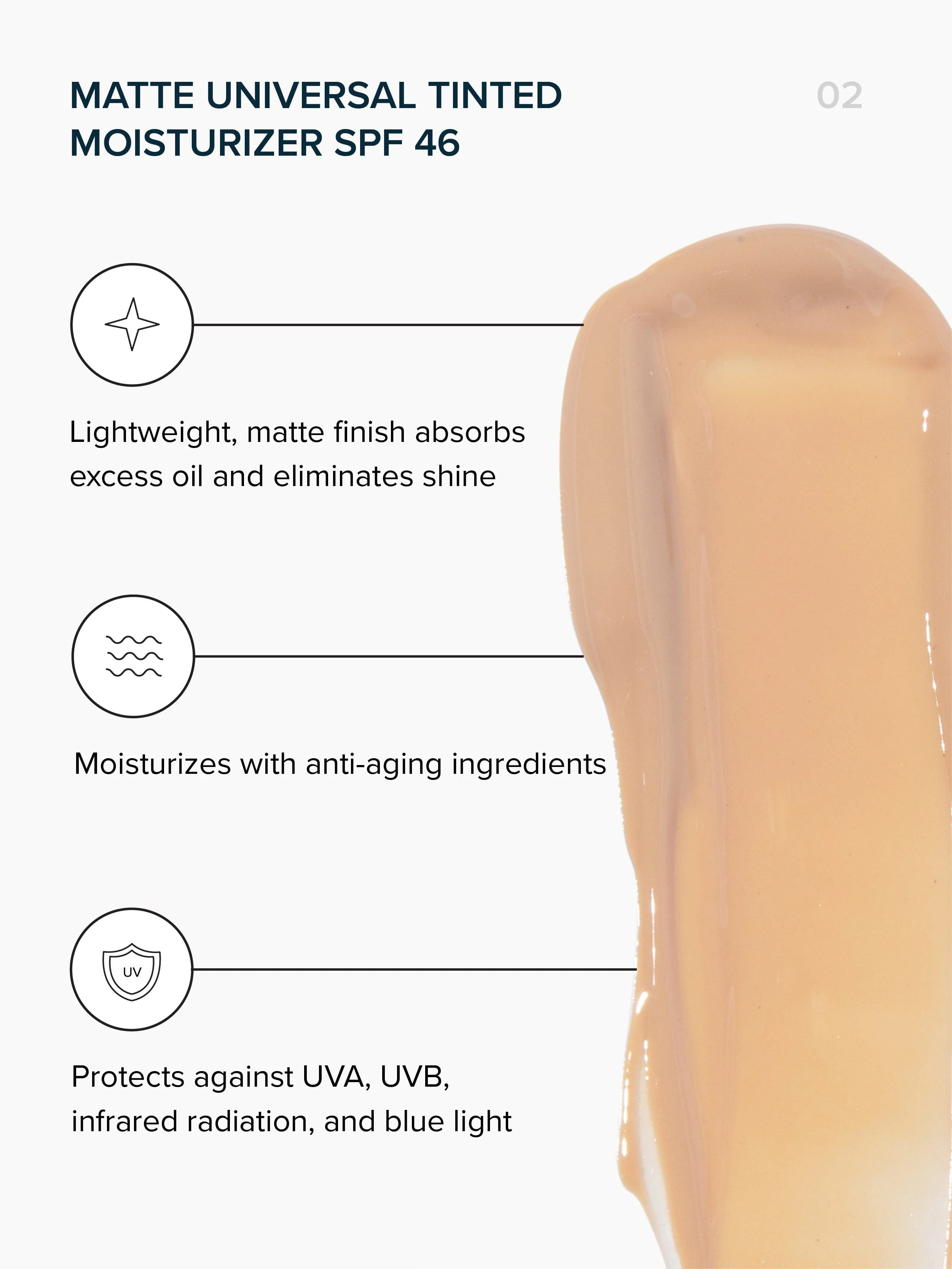 The Core3™ - Matte Universal Tinted Moisturizer SPF 46 - Image 4