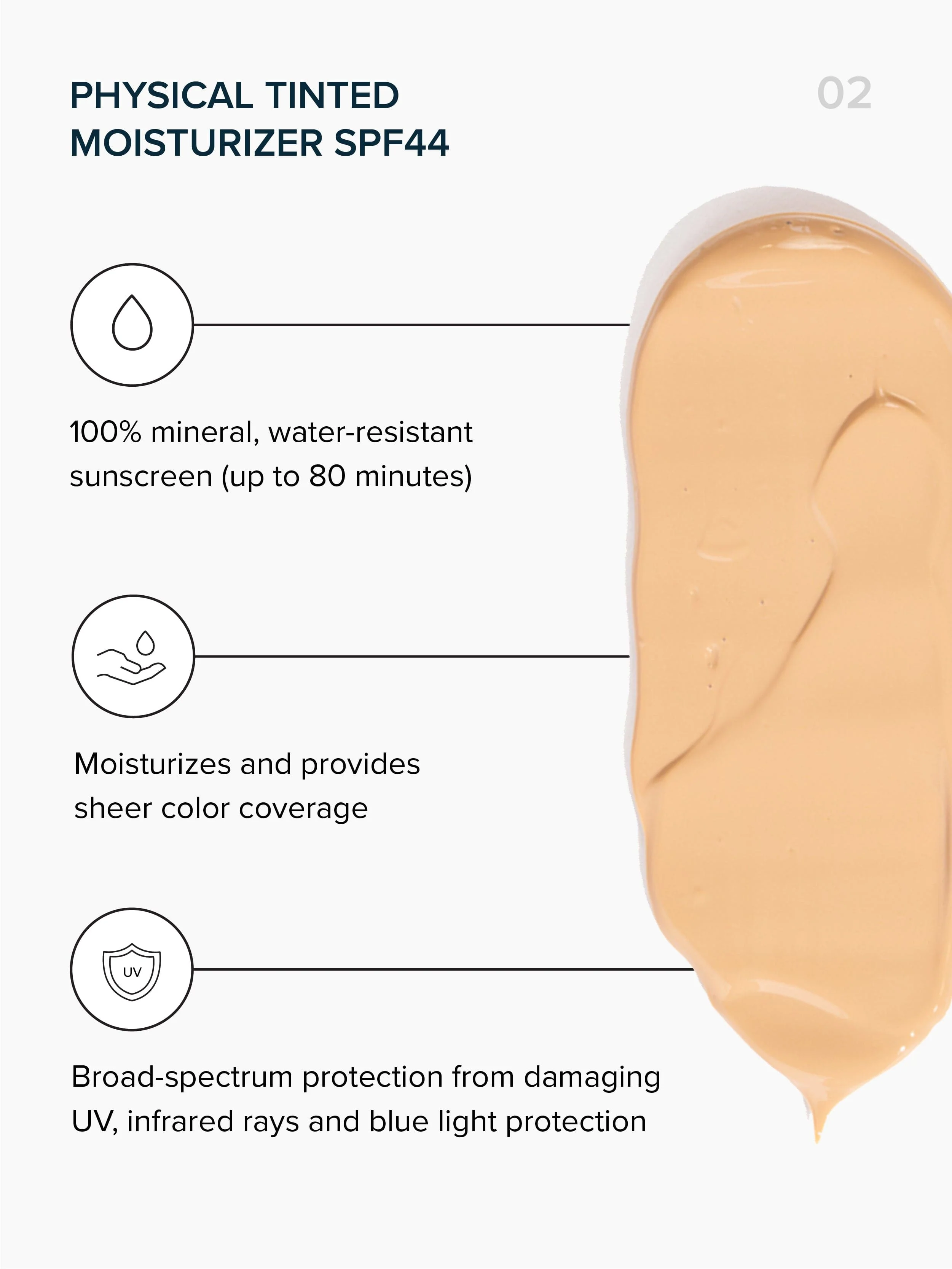 The Core3™ - Physical Tinted Moisturizer SPF44 - Image 4